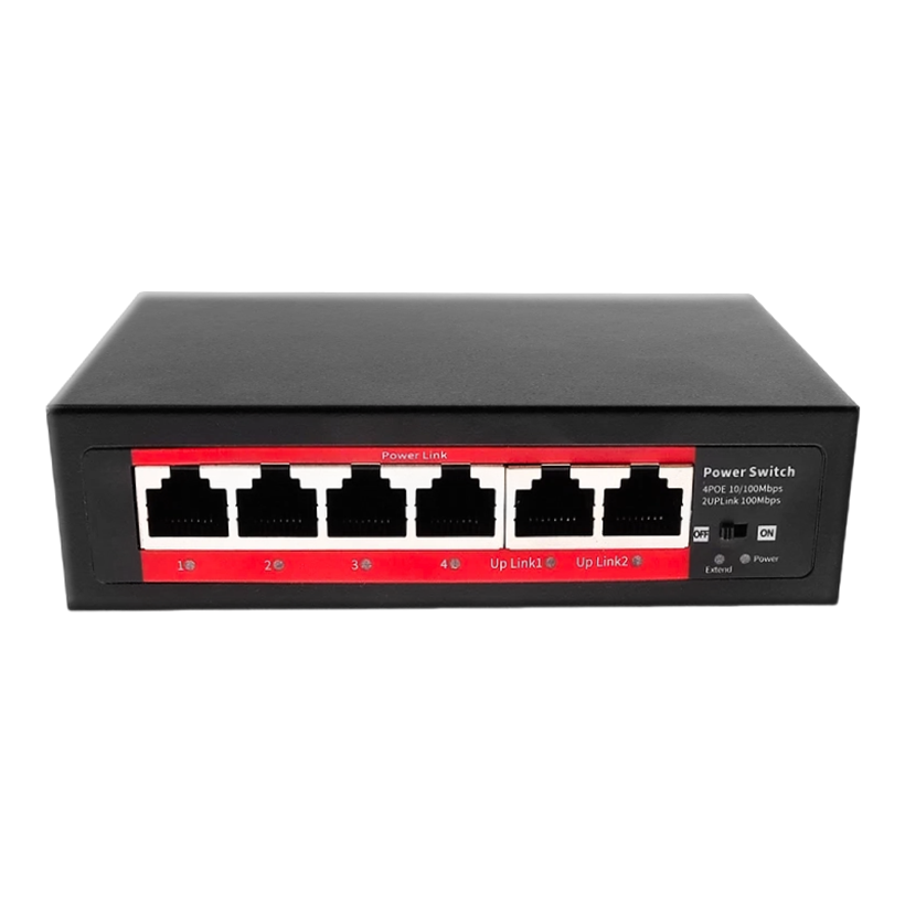 296 NADO-4-POE 10-100Mbps Network Switch V52 100W