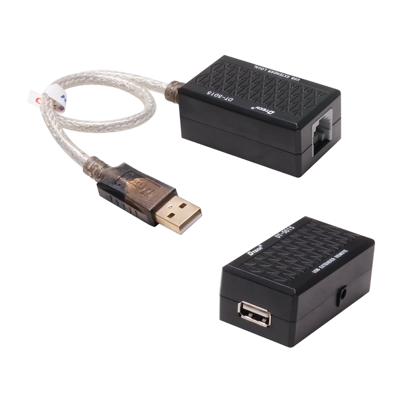 DTech 60M USB Extender 60meters | CAT5e/CAT6 Ethernet cable