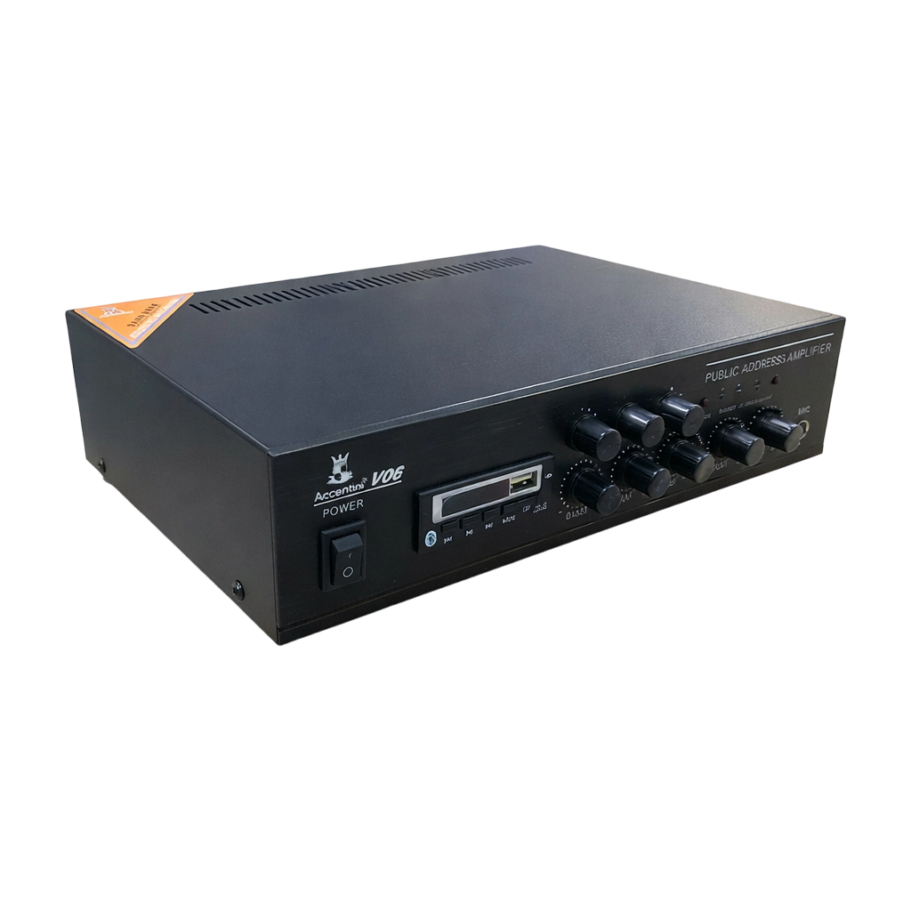 Amplifiers AVCROWNS V-06 60W Public Address (PA) Mixer Amplifier | { V- 06_ 60W } Two Zones