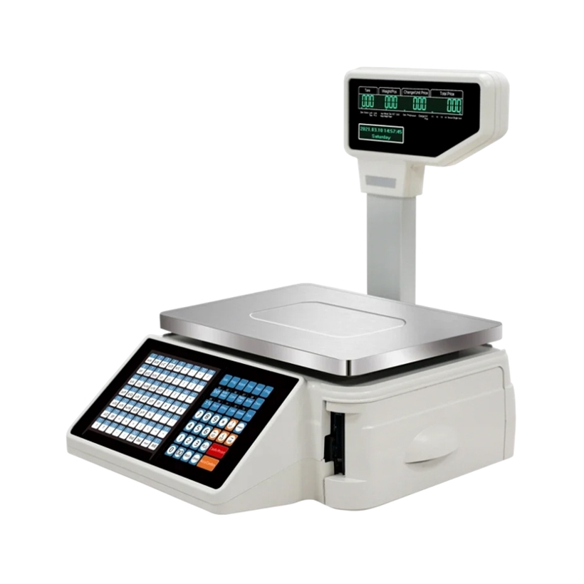 NVK TM-A20B Electronic Barcode Label Printing Scales With Receipt Printer Weighing Scale