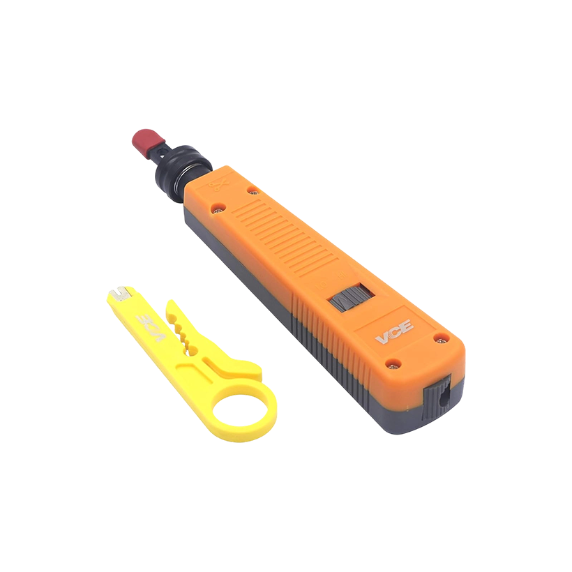 Telecom | Punch Down Impact Tool Kit with 110 Blade Type for Ethernet Punch Down Block Keystone Jack & Network Wire Cable Repair