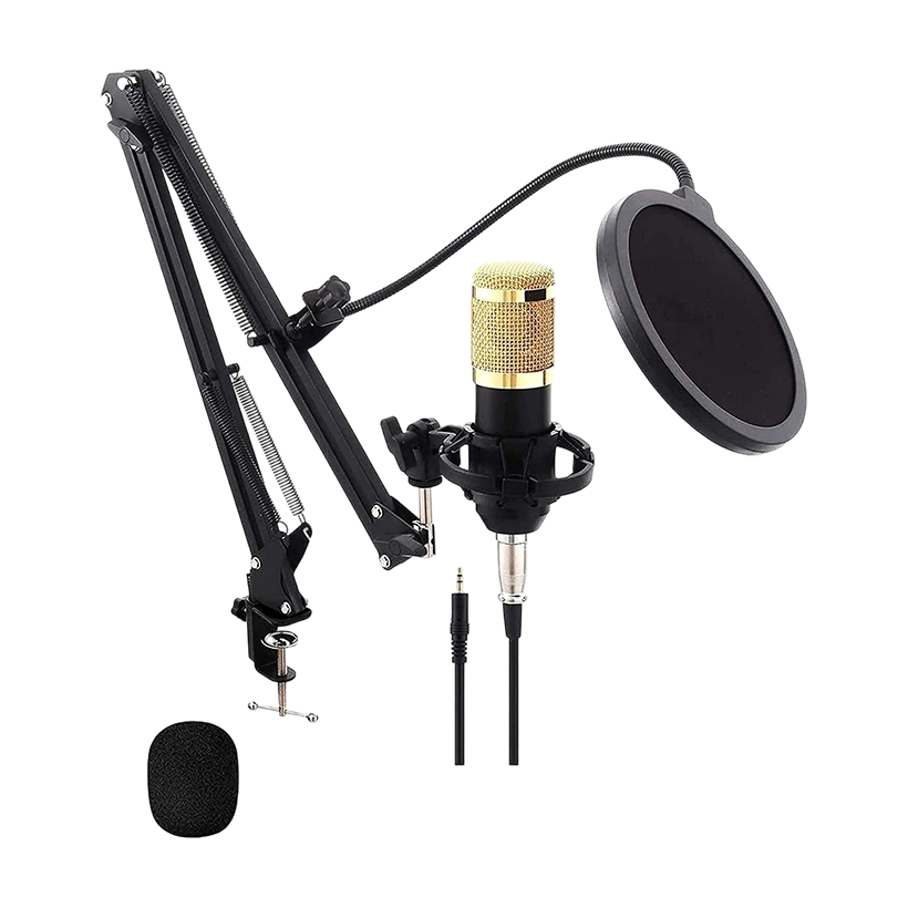 Condenser Mic V8 + BM800 Microphone with Mixer | V8_ BM_ 800