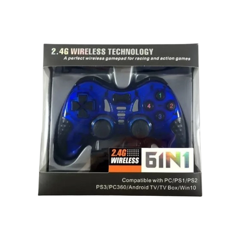 6in1 Wireless 2.4G gamepad controller For PC / PS1 / PS2 / PS3 / xbox360 / ANDROID TV / TV BOX / WIN 10