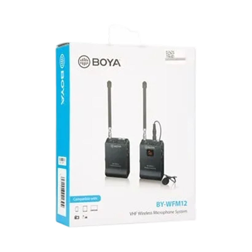Boya BY-WFM12 VHF Wireless Microphone System | BY_ WFM 12_