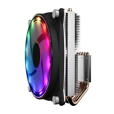 GameMax Gamma 300 CPU Air Cooler | High-Performance Top-Down Cooler with 5 Heat Pipes & ARGB Sync Support (Gamma 300)