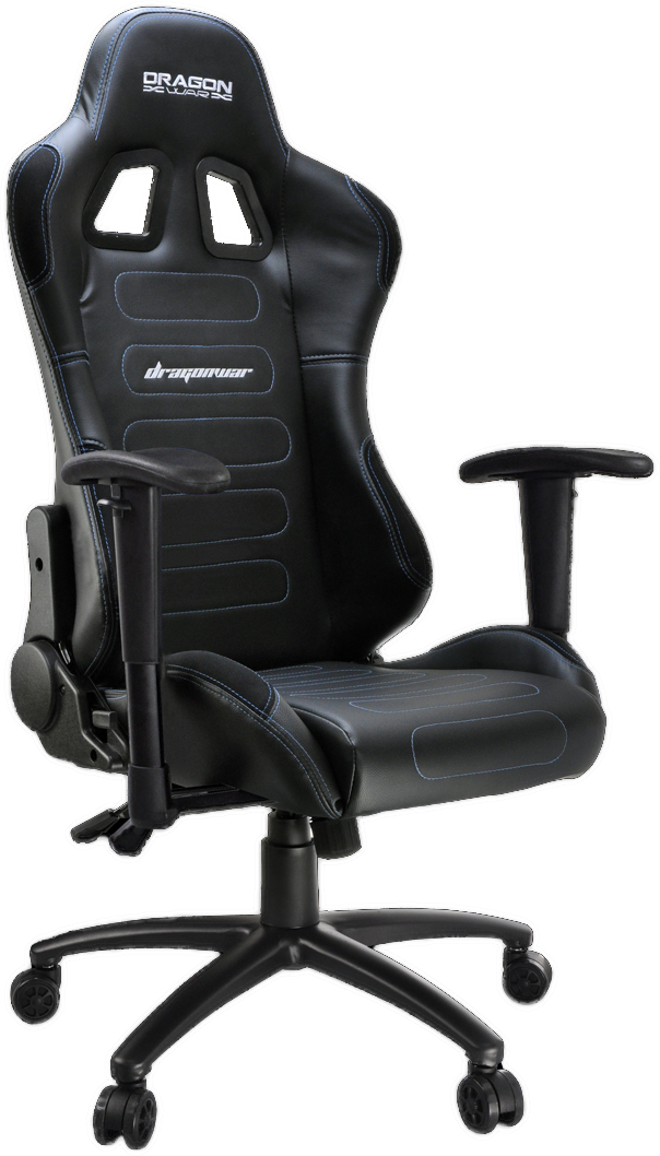 DragonWar GC-003 Black Pro-Gaming Chair  | { GC_ 003 }