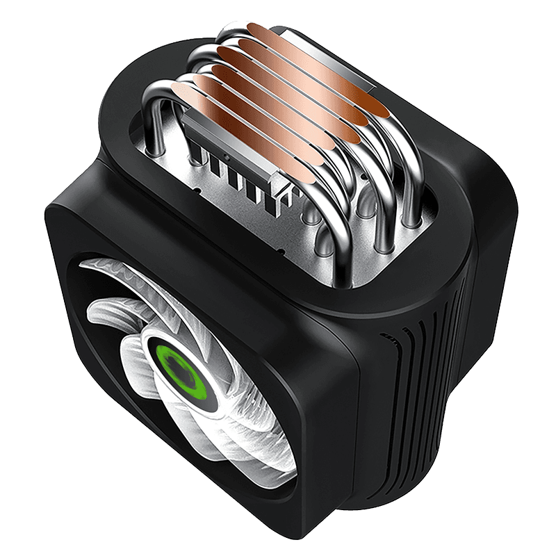 GameMax Gamma 600 CPU Air Cooler | Single Tower Dual 120mm ARGB Fan Cooler with 6 Heat Pipes & 230W TDP Support (Gamma600)