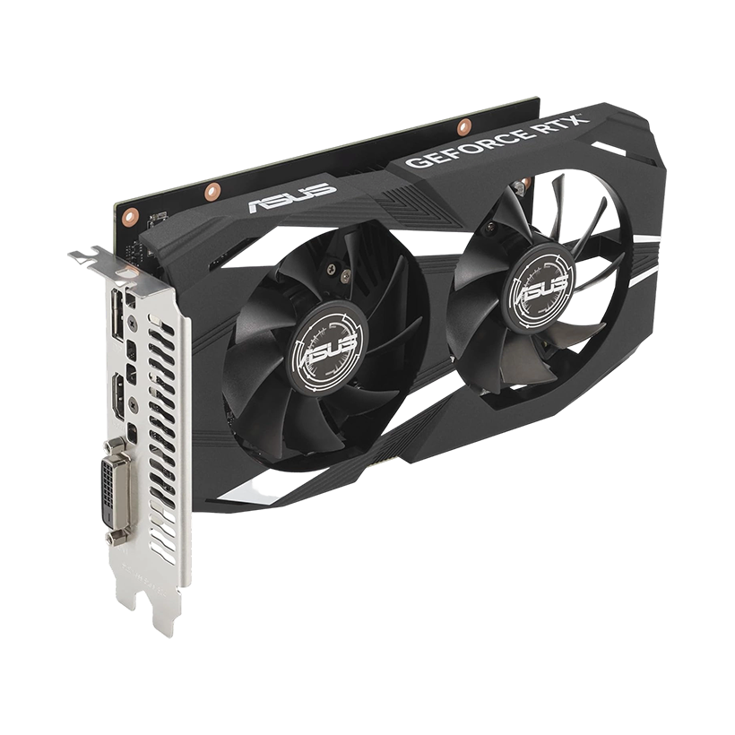 ASUS Dual GeForce RTX 3050 OC Edition 6GB GDDR6 with two powerful fans AAA gaming performance and ray tracing