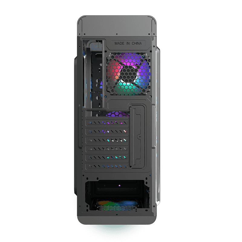 GameMax Starlight FRGB BK Gaming Case – Mid-Tower RGB Airflow Chassis | Starlight FRGB BK_