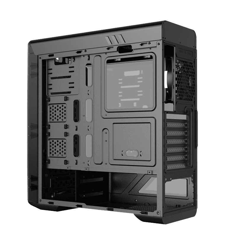 GameMax MoonLight FRGB BK Gaming Mid-Tower Case