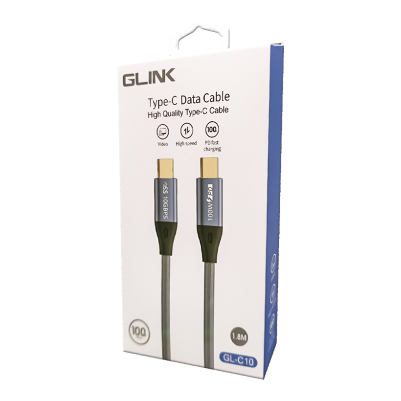 GLINK GL-C10 Type-C 1.8m Charging Type-C Cable