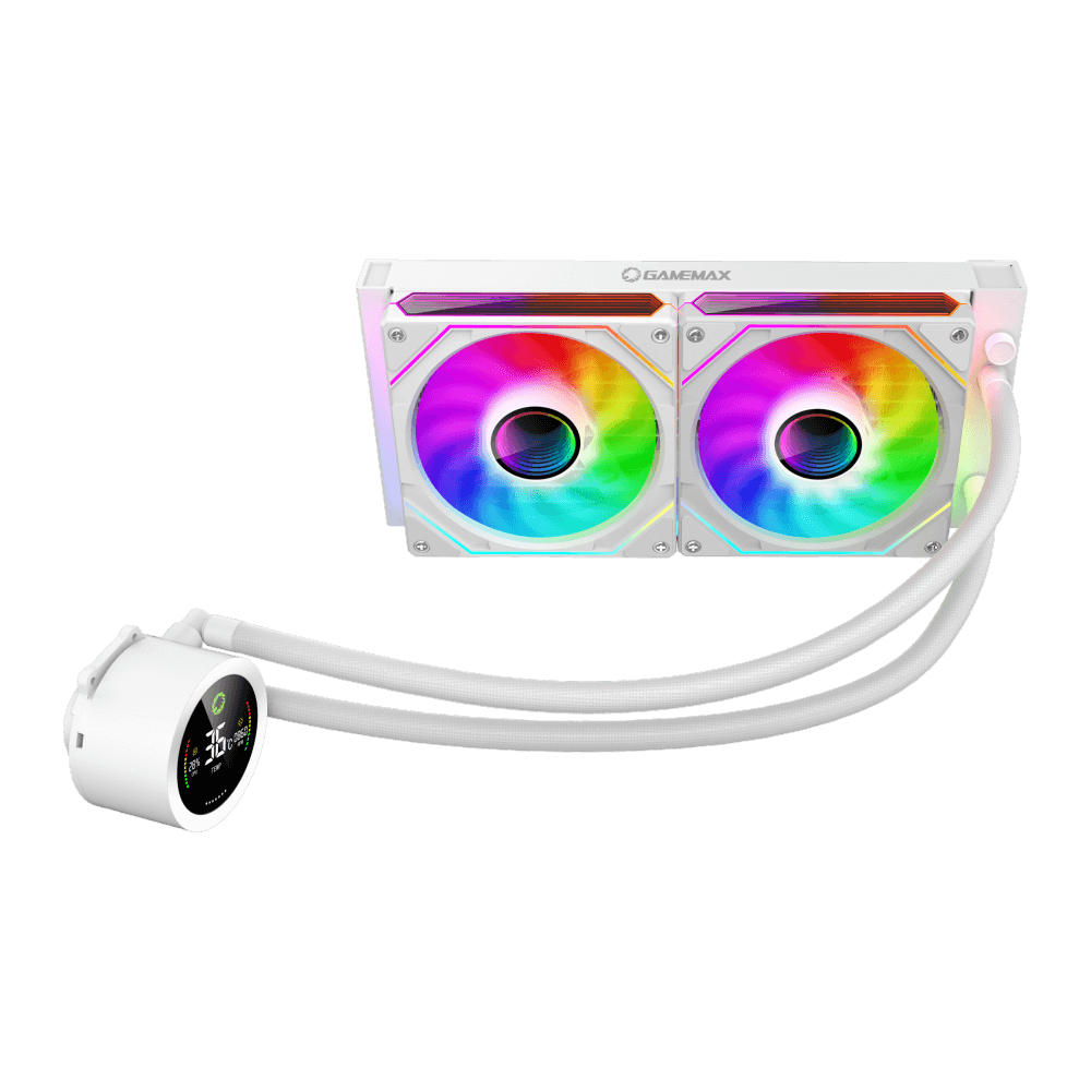 GameMax IceBurg 240 Digital WH Liquid Fan