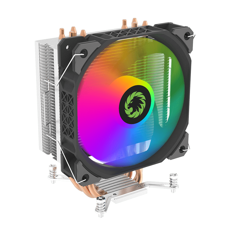 GameMax Ice Blade FRGB CPU Air Cooler | Tower-Style High-Efficiency CPU Cooler with 4 Heat Pipes & RGB Performance Fan