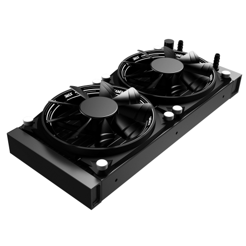 GameMax Ice Chill 240 RGB Liquid Cooler | 240mm AIO CPU Cooling System with ARGB Sync & Aura-Compatible Lighting