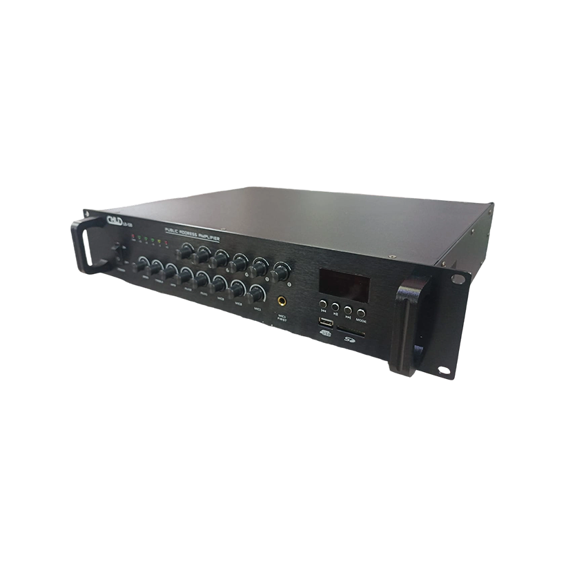 Amplifiers CHLD LS-120 Public Address (PA) Mixer Amplifier 6 Zones