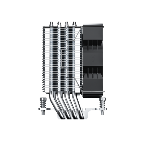 GameMax Gamma 90 Dark CPU Air Cooler | Compact 128mm Tower Cooler with 150W TDP, PWM Control & Universal Intel/AMD Compatibility | GAMMA90 Dark