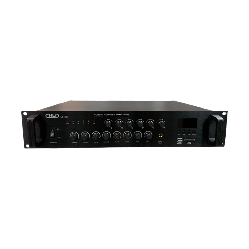 Amplifiers CHLD LS-350 Public Address (PA) Mixer Amplifier 6 Zones