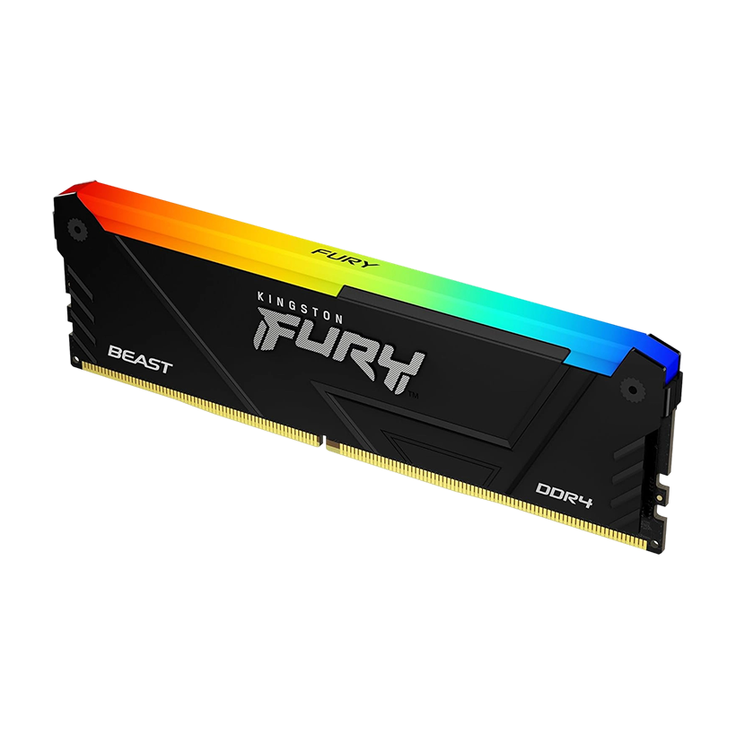 Kingston Fury Beast RGB 16GB 3200MT/s DDR4 CL16 DIMM Computer Memory KF432C16BB12A/16  | Style and Performance