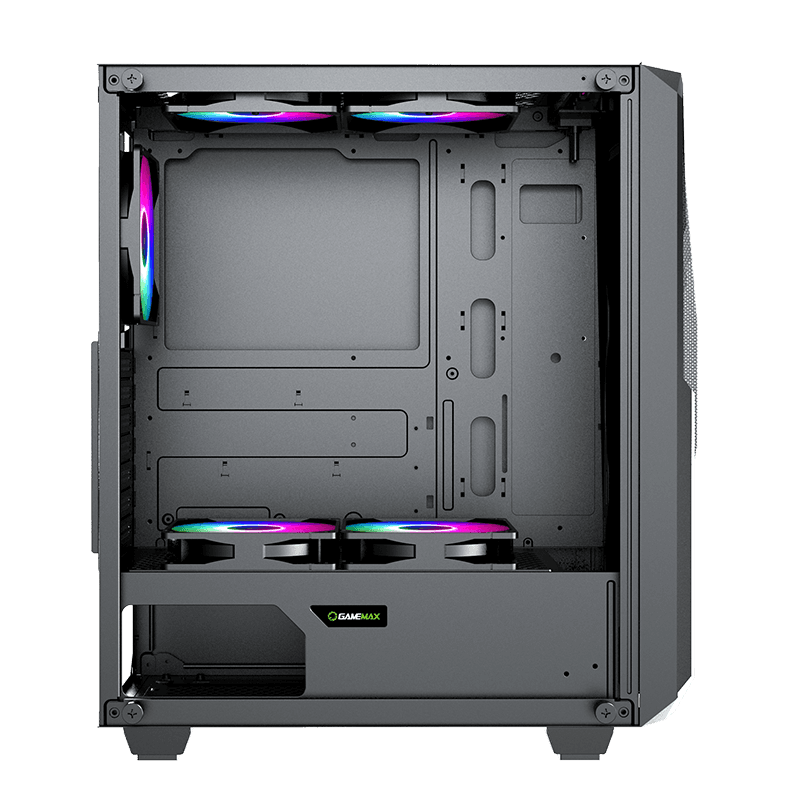 GameMax Revolt Gaming Case | ARGB Airflow Mid-Tower Chassis | Revolt