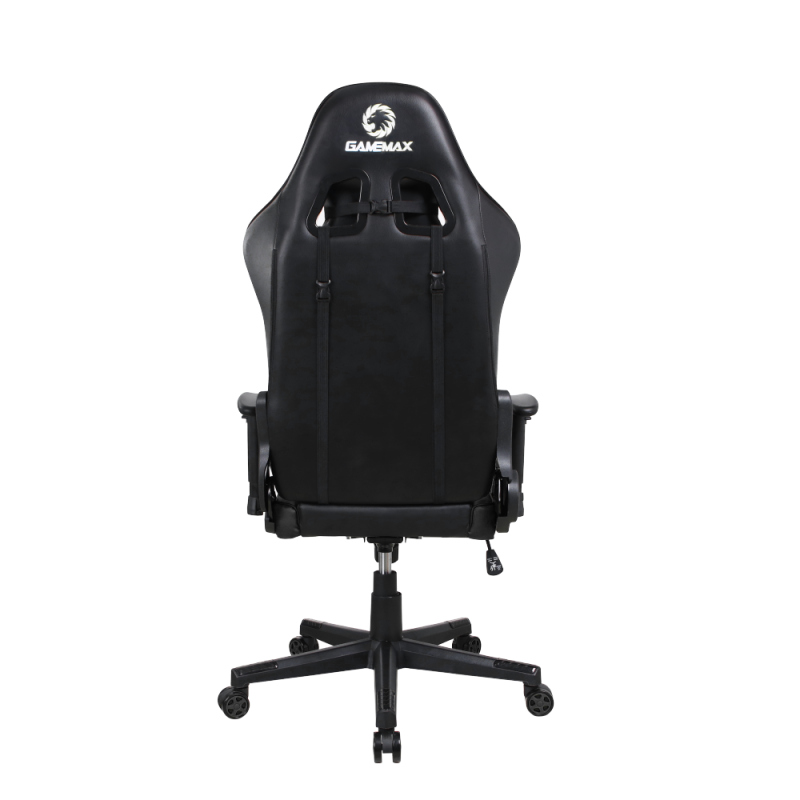 GameMax GCR09 Black Gaming Chair Ergonomic Design, Premium Materials | GCR 09_