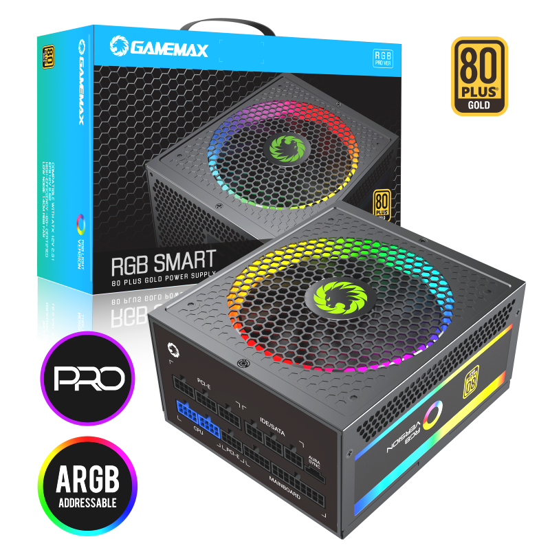 GameMax RGB-1050 PRO BK Power Supply