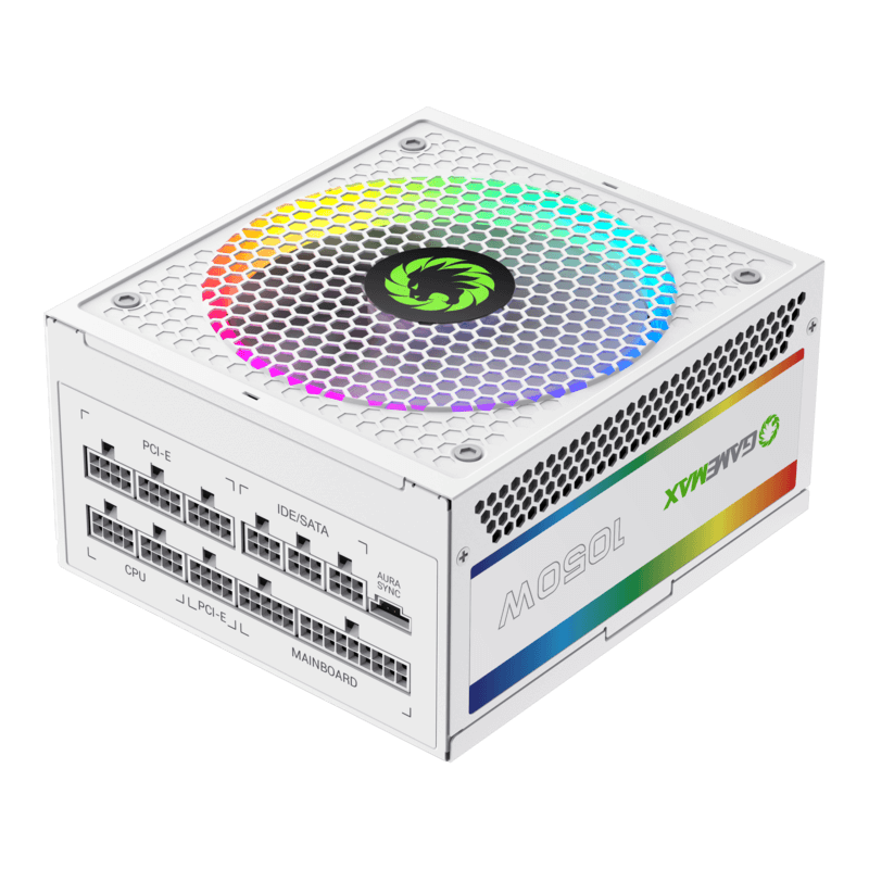 GameMax RGB 1050 PRO WT PSU Power Supply