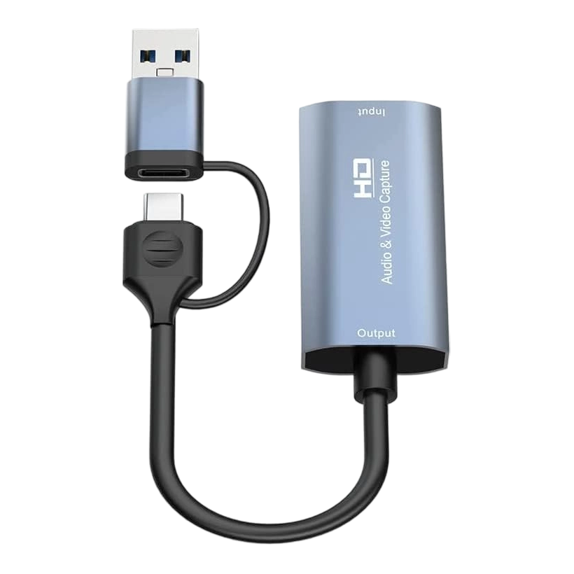 USB 3.0 to HDMI 4K Capture Card | USB3.0 Video Capture Card, 4K HDMI to USB/USB-C Capture Card, HDMI Video Capture Device for Streaming and Recording