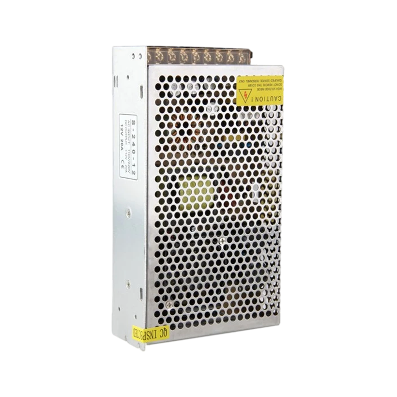 Power Adapter, 12V 15A DC Universal Regulated Switching Power Supply,AC100V/240V to DC12V 180W Transformers for LED Strip Light