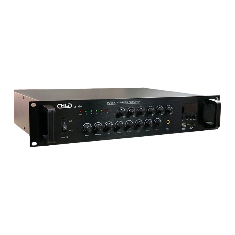 Amplifiers CHLD LS-350 Public Address (PA) Mixer Amplifier 6 Zones