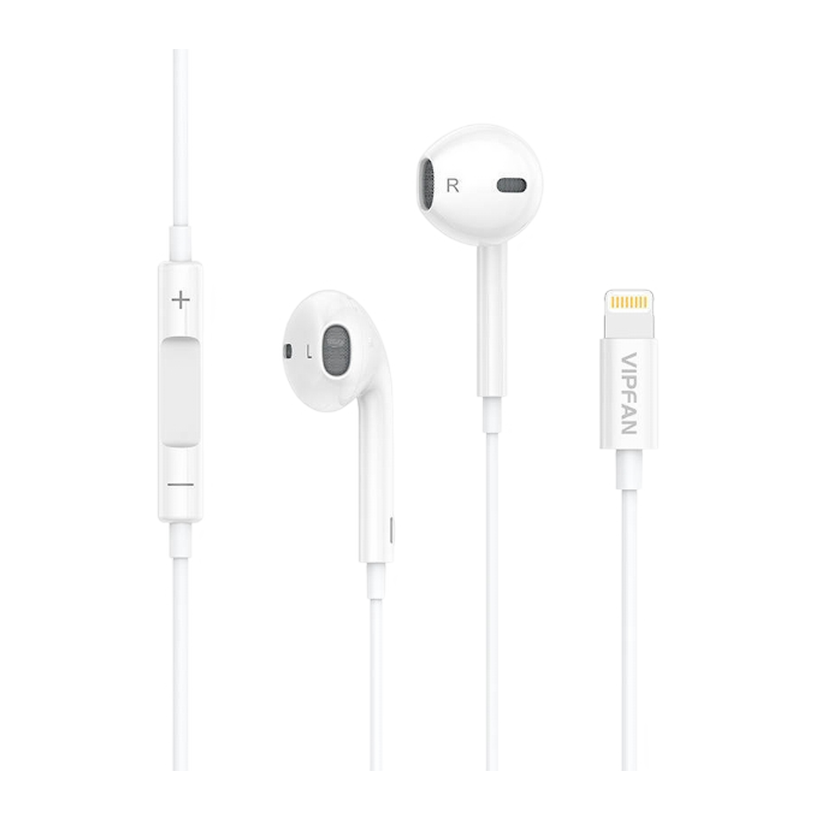 VFan M09 Wired Earphone Lightning Cable Length: 1.1 Meters | M 09_