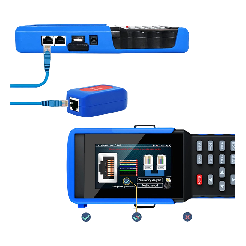 IPC9310Plus 4.3 Inch Portable Multifunctional CCTV Tester Monitor for 4K IP Camera and Analog Camera