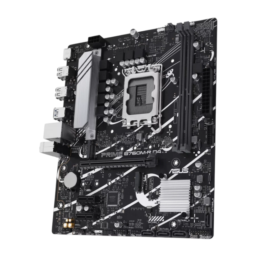 ASUS PRIME B760M-R DDR4 Intel 13th Gen Motherboard DDR4 2xM.2 Gen4 Mainboard