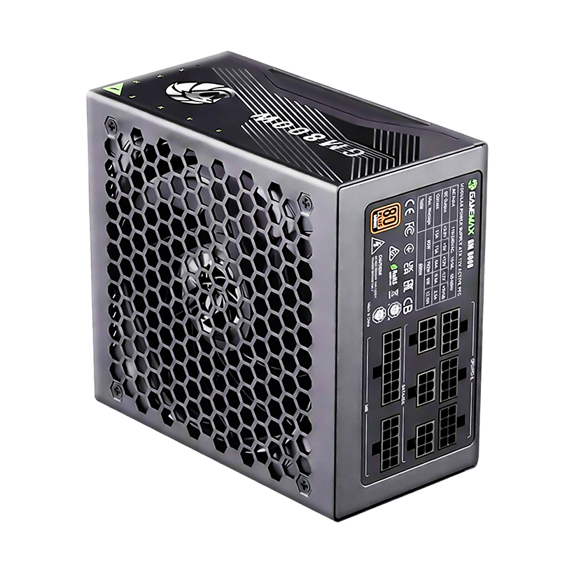 GameMax GM 800B 80 Plus Bronze Power Supply | 800W PSU with Active PFC, 140mm Silent Fan & Multi-Protection Safety (GM800B)