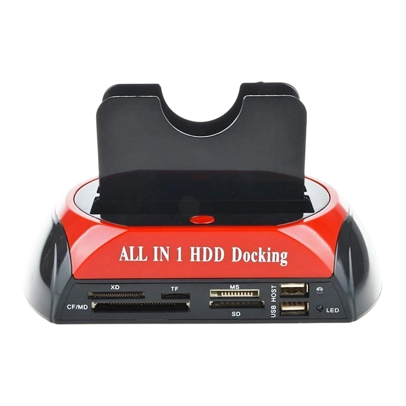 All in 1 HDD Docking, 2.5''/3.5'' SATA Multi-Function  875J  Docking Station SATA Hard Disk Base USB HUB Reader