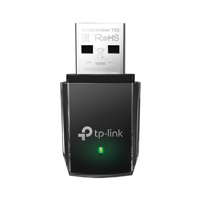 TP-LINK AC1300 Mini Wireless MU-MIMO USB ( AC_ 1300 Archer T3U )- 2.4G/5G Dual Band Wireless Network Adapter Model by TPLINK