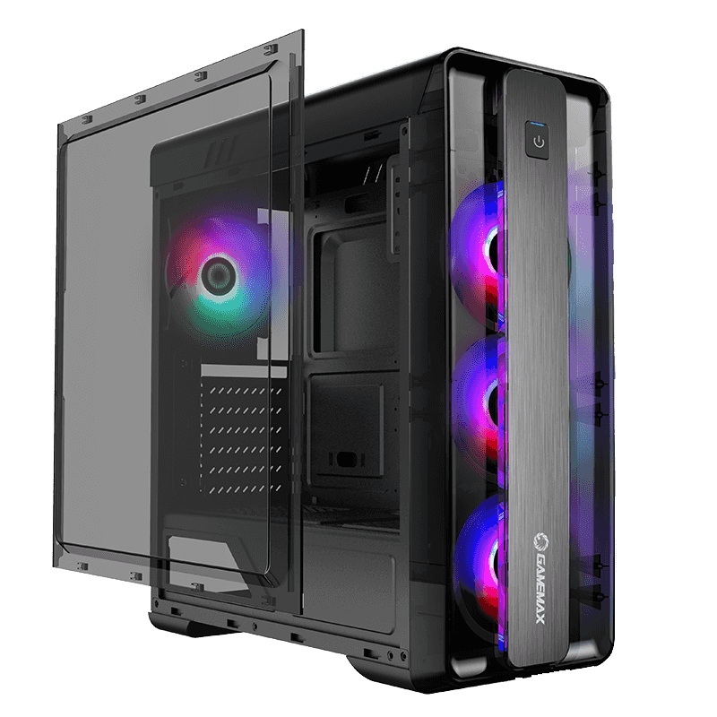 GameMax MoonLight FRGB BK Gaming Mid-Tower Case