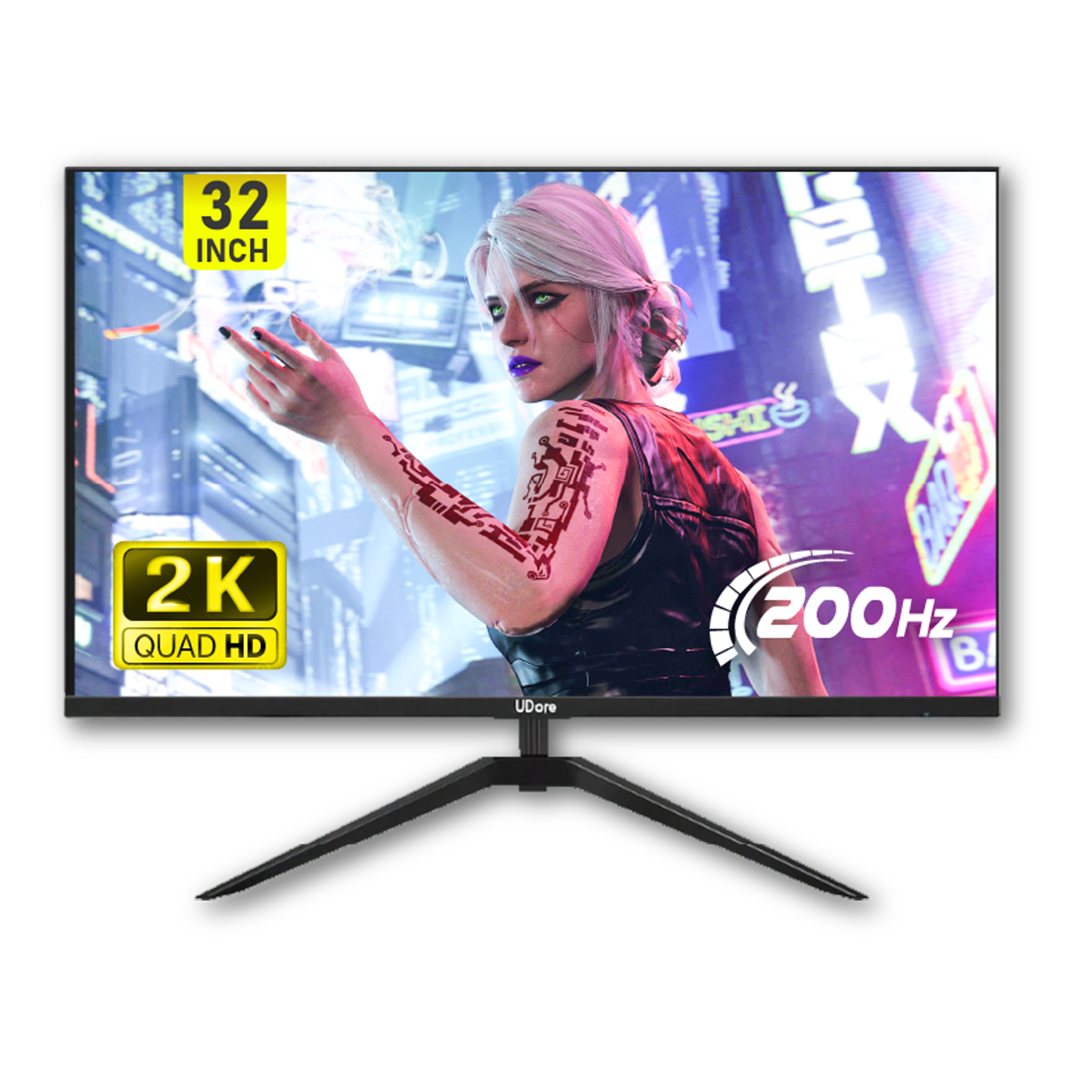UDORE Curved UD-32 200Hz 2K QHD Monitor(ud32) / HDMI, DP & USB / FHD | UD_ 32_ 2K 200 Hz_