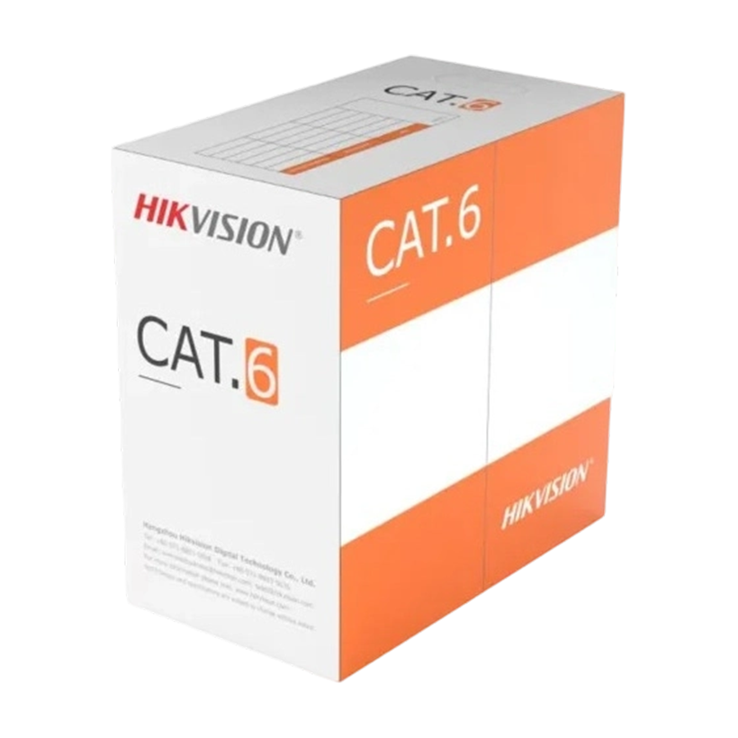 Hikvision DS-1LN6UU/CCA Network Cable 305m Cat6 UTP - Gray