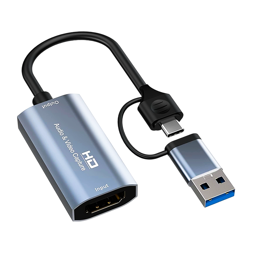 USB 3.0 to HDMI 4K Capture Card | USB3.0 Video Capture Card, 4K HDMI to USB/USB-C Capture Card, HDMI Video Capture Device for Streaming and Recording
