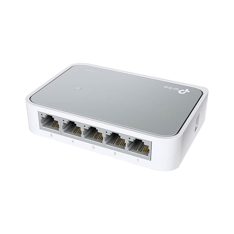 TP-LINK Desktop Switch 5-Port 10/ 100Mbps Fast Ethernet Switch TL-SF1005D, Fanless Quiet Model by TPLINK | TL_ SF_ 1005D
