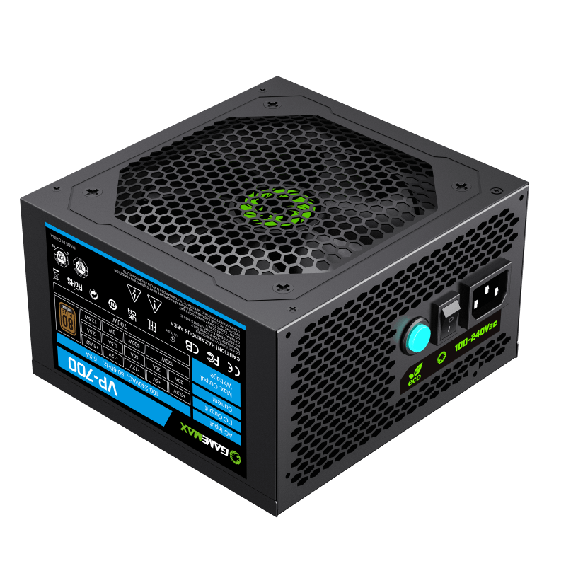 GameMax VP-700 Power Supply | 80 Plus Certified PSU with Reliable Performance & Value-Focused Design | (VP700)