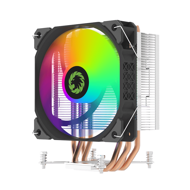 GameMax Ice Blade FRGB CPU Air Cooler | Tower-Style High-Efficiency CPU Cooler with 4 Heat Pipes & RGB Performance Fan