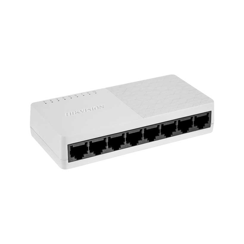 Hikvision DS-3E0508D-O SOHO Networking 8-Port Fast Ethernet Plastic Switch / 8 x 10 / 100 / 1000 Mbps ethernet port