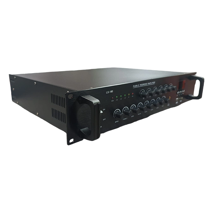 Amplifiers CHLD LS-180 Public Address (PA) Mixer Amplifier 6 Zones