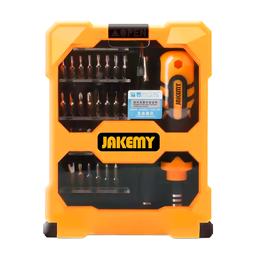 JAKEMY JM-8159 34-in-1 Precision Screwdriver Set with Spudger & Tweezers – For Electronics Repair JM_ 8159