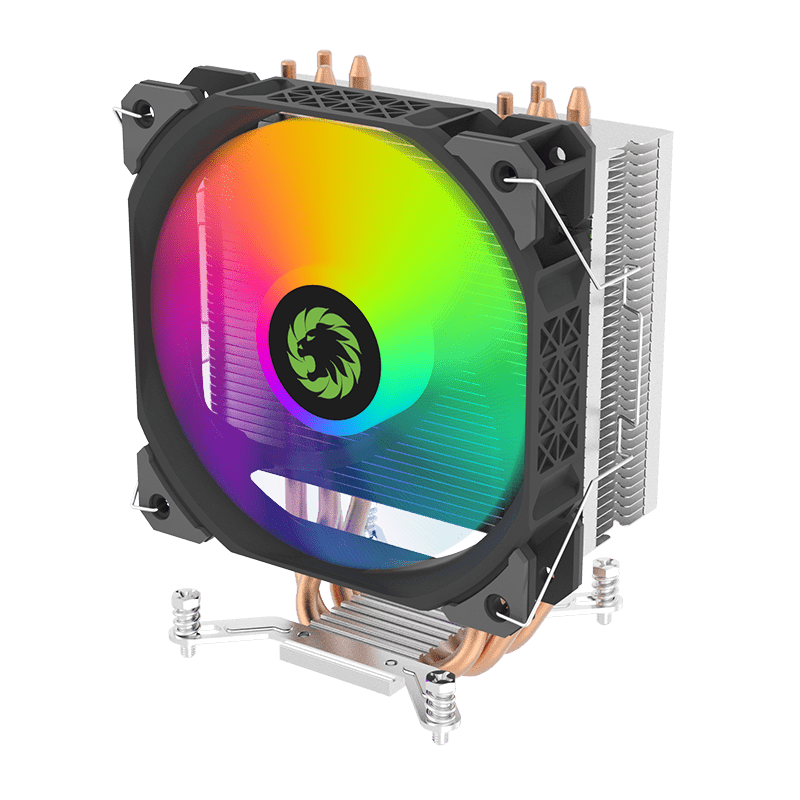 GameMax Ice Blade FRGB CPU Air Cooler | Tower-Style High-Efficiency CPU Cooler with 4 Heat Pipes & RGB Performance Fan