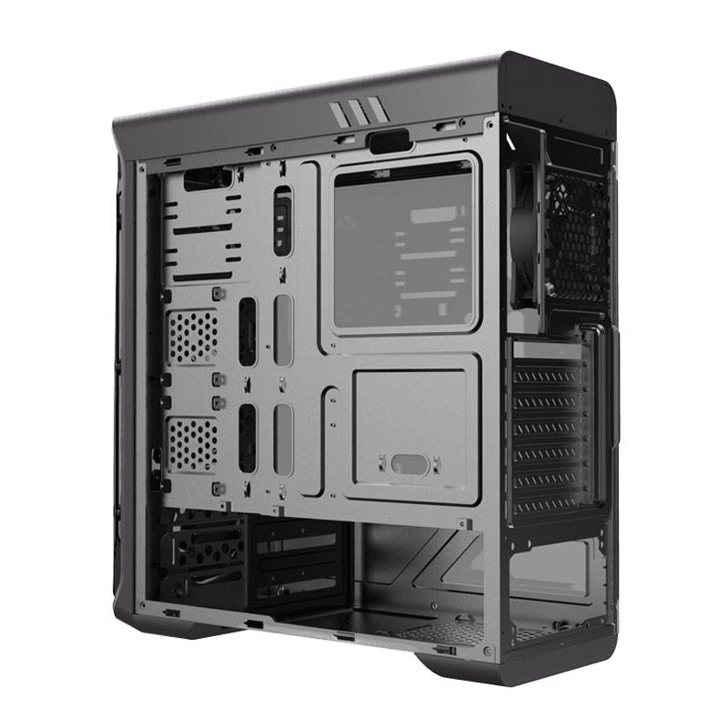 GameMax Starlight FRGB BK Gaming Case – Mid-Tower RGB Airflow Chassis | Starlight FRGB BK_