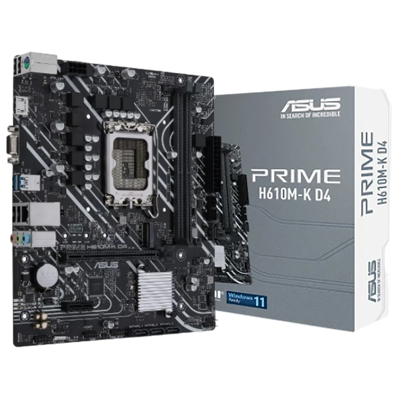 ASUS PRIME H610M-K DDR4 Intel 12th Gen Motherboard DDR4 1xM.2 slots USB 3.2 Gen 1