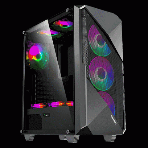 GameMax Revolt Gaming Case | ARGB Airflow Mid-Tower Chassis | Revolt