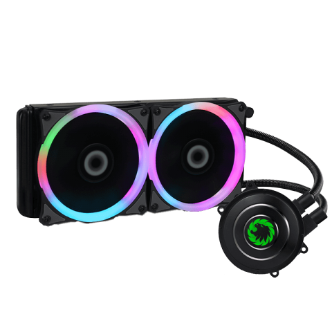 GameMax IceBerg 240 Liquid CPU Cooler – 240mm AIO Cooling System with Wide Intel & AMD Socket Support